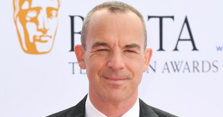 Martin Lewis smiling at the BAFTAs