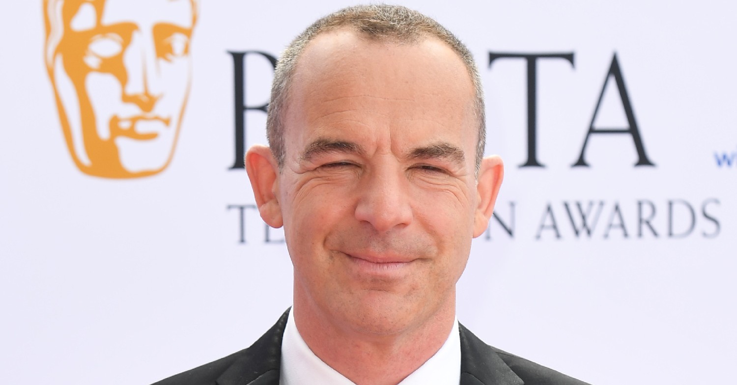 Martin Lewis smiling at the BAFTAs