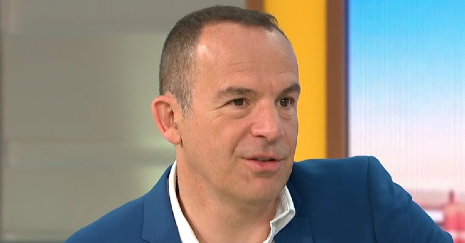 Martin Lewis smiling on Good Morning Britain today
