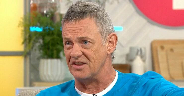 Matthew Wright looking concerned on Lorraine today