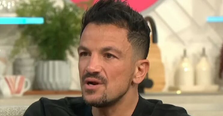Peter Andre talking on Lorraine