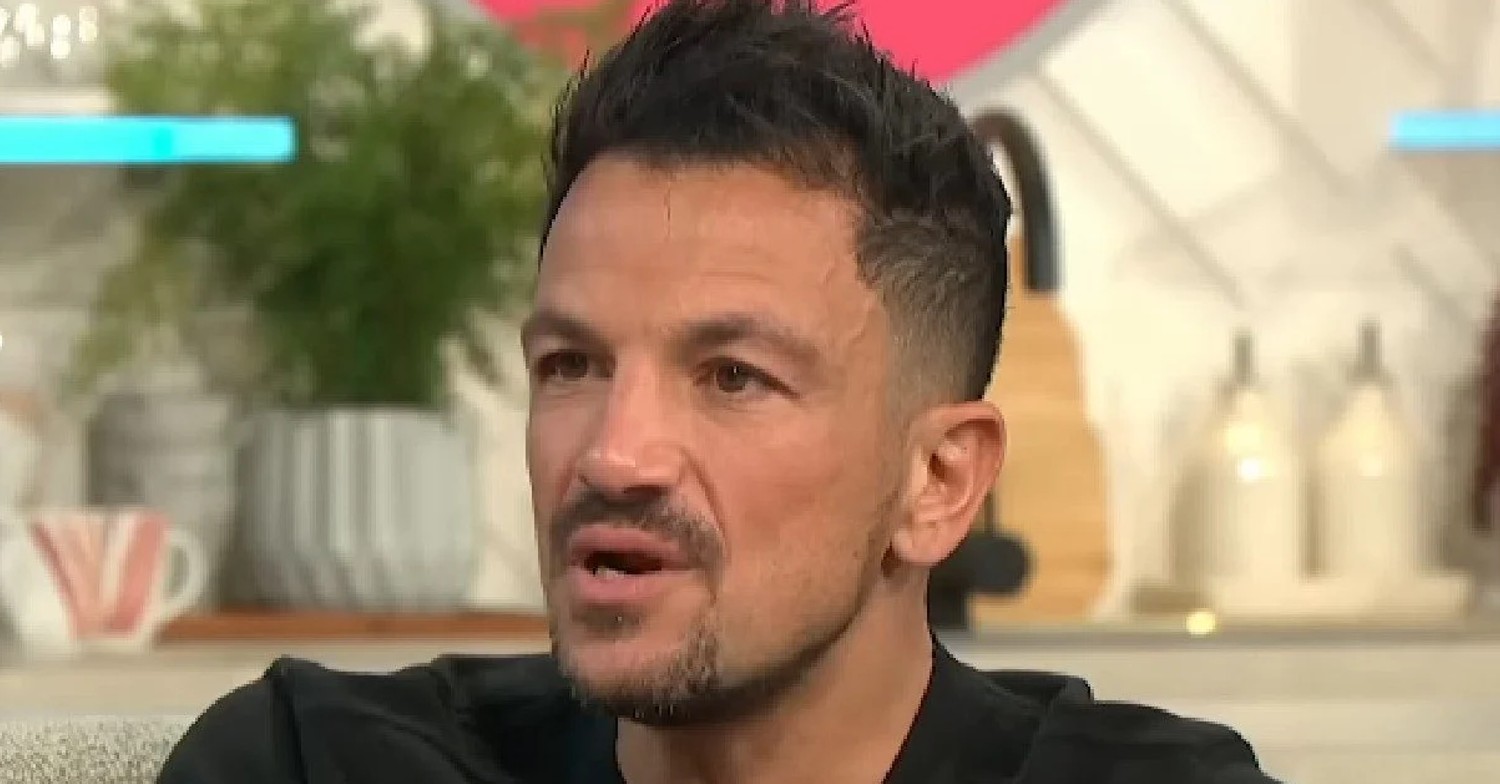 Peter Andre talking on Lorraine