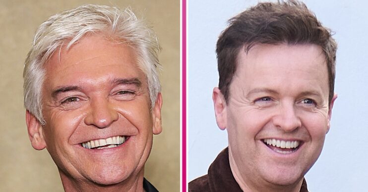 Phillip Schofield and Declan Donnelly smiling