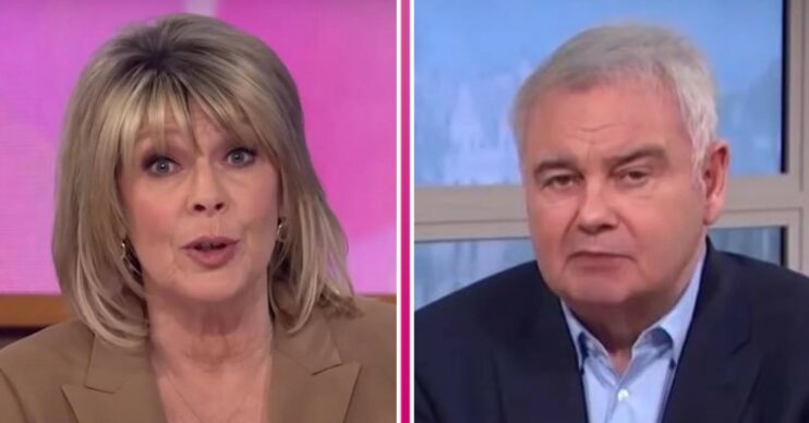 Ruth Langsford and Eamonn Holmes unhappy composite