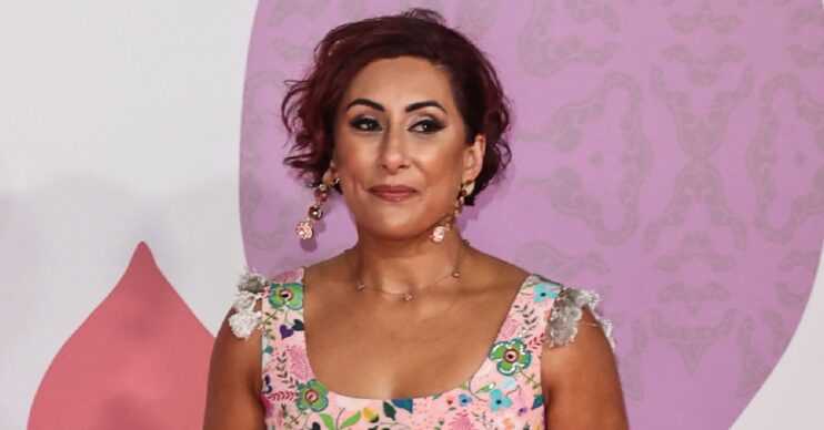 Loose Women star Saira Khan smiling at event