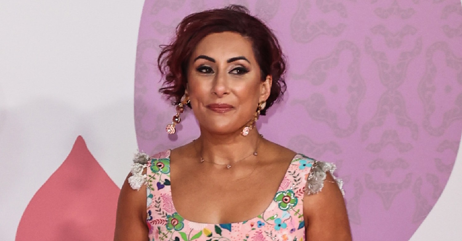 Loose Women star Saira Khan smiling at event