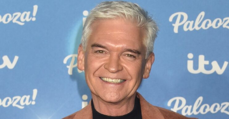 Phillip SChofield smiling at ITV Palooza