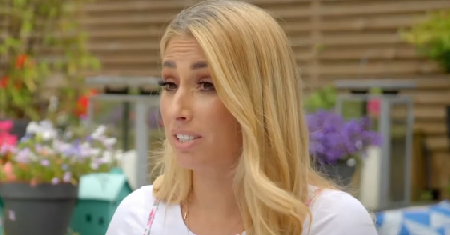 Stacey Solomon talking on renovation show