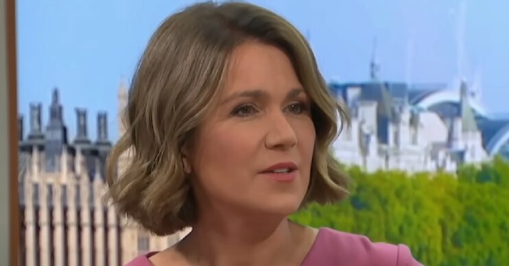 Susanna Reid hosting Good Morning Britain
