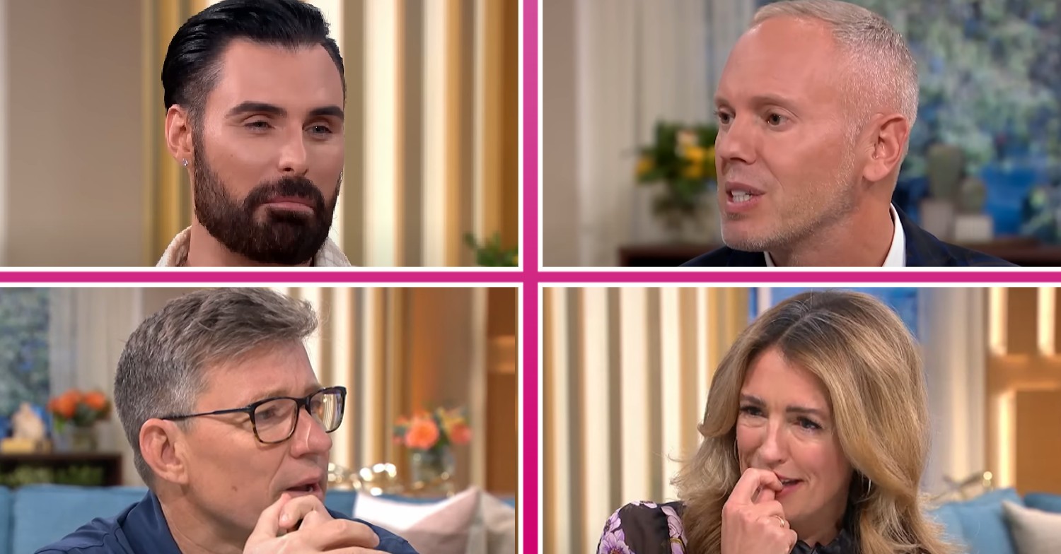 Rylan Clark, Rob Rinder and This Morning presenters Ben Shephard and Cat Deeley on the show