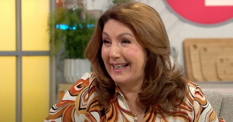 Jane McDonald speaking on Lorraine