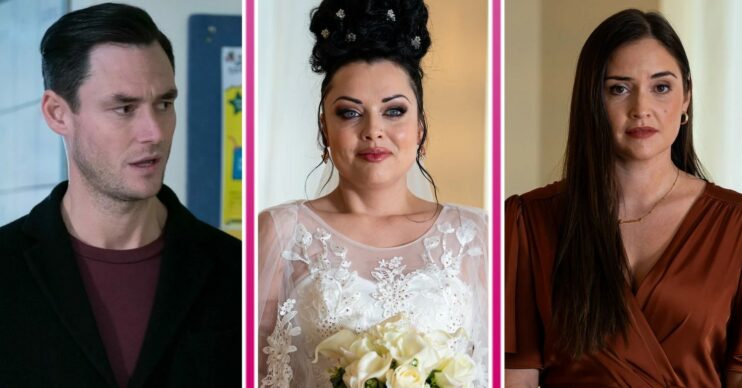 Composite image of Zack, Whitney and Lauren on EastEnders (Credit: BBC/Composite: ED!)