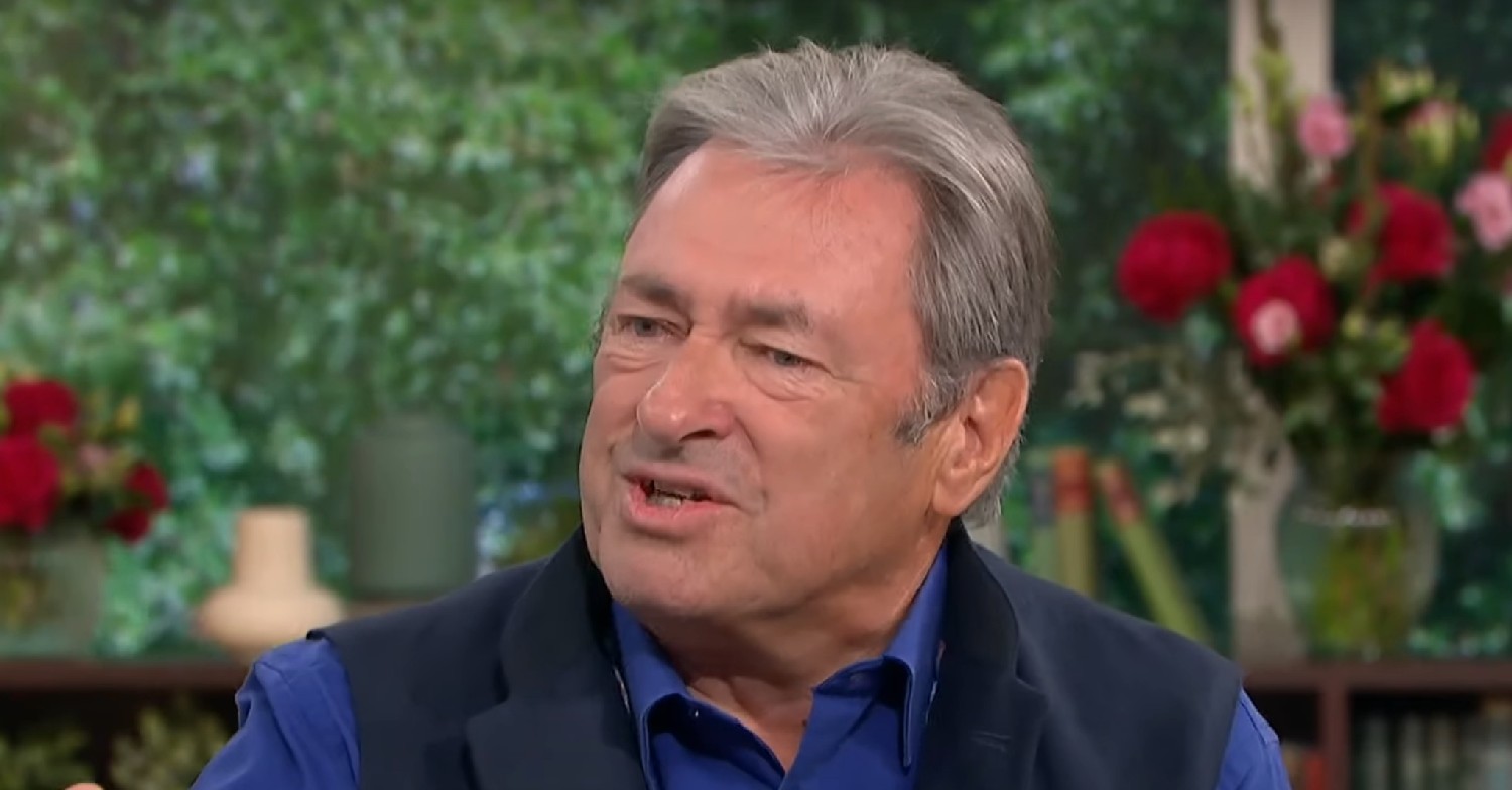 Alan Titchmarsh looking cross on This Morning