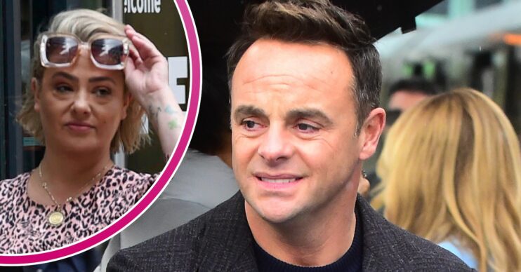 Lisa Armstrong looking unimpressed / Ant McPartlin looking concerned