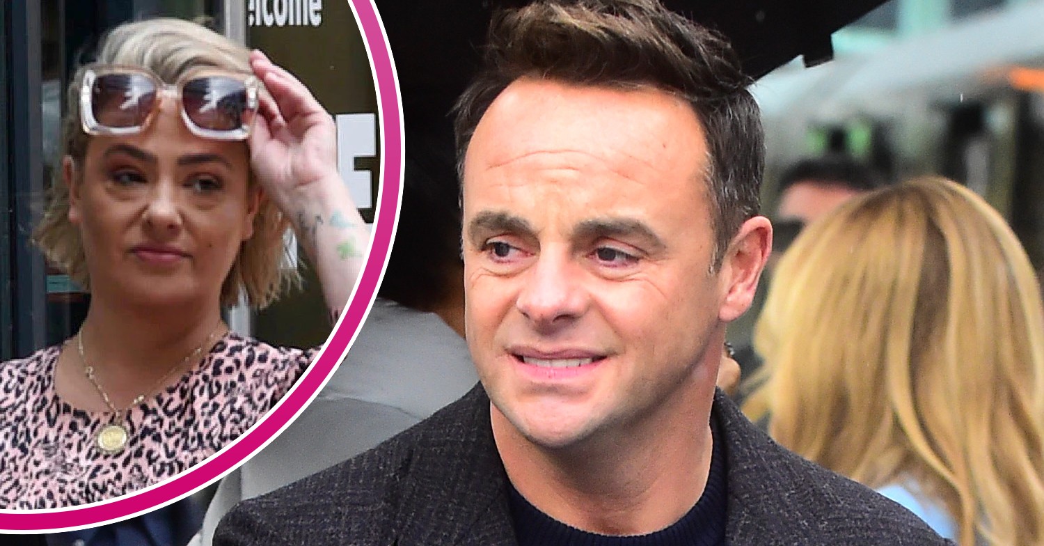 Lisa Armstrong looking unimpressed / Ant McPartlin looking concerned