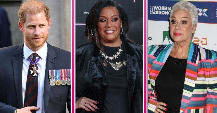 Prince Harry, Alison Hammond and Denise Welch at events