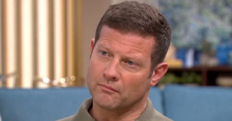 Dermot O'Leary frowning on This Morning