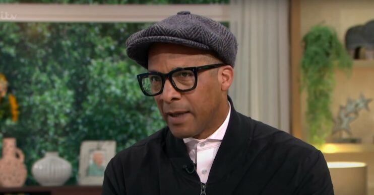 Jay Blades looking concerned on This Morning