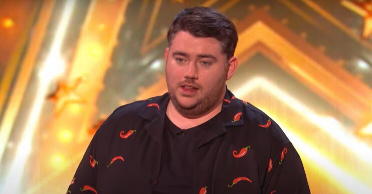 Kevin Finn looking sad on Britain's Got Talent tonight