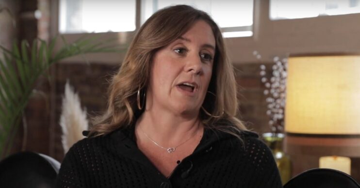 Lucy Siegle speaking during an interview