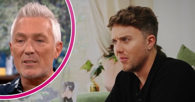 Martin Kemp / ROman Kemp looking sad