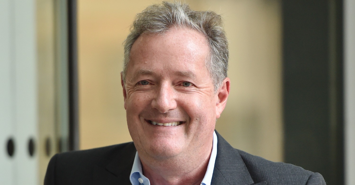 Piers Morgan smiling
