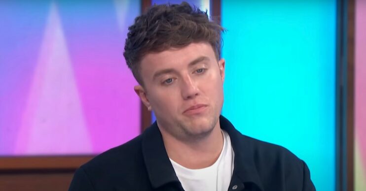 Roman Kemp looking sad on Loose Women