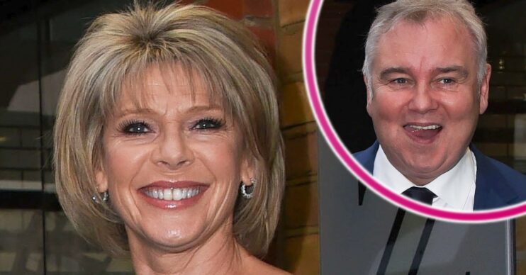 Eamonn Holmes and Ruth smiling