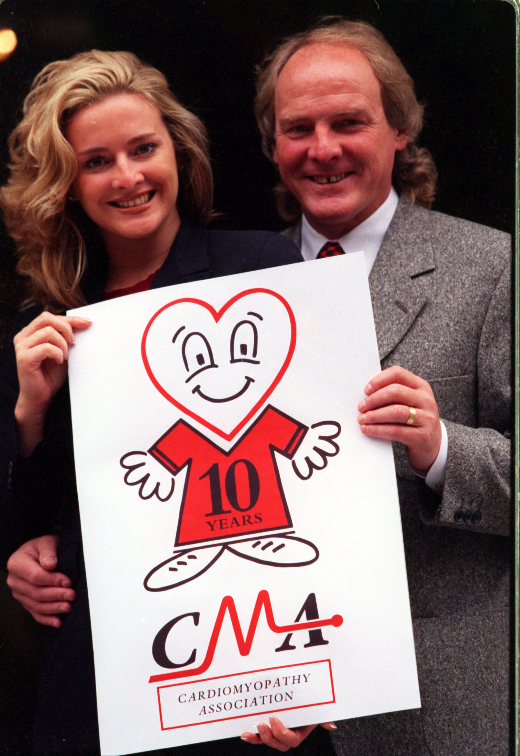 Gabby Logan and Terry Yorath
