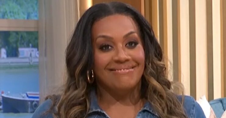 Alison Hammond smiling on This Morning