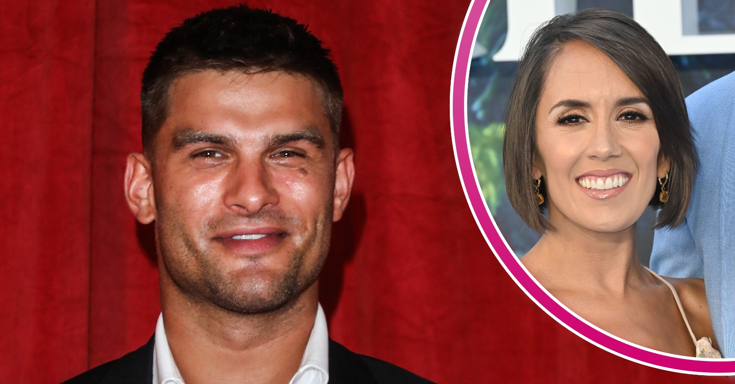 Strictly stars Aljaz Skorjanec and Janette Manrara smiling at events