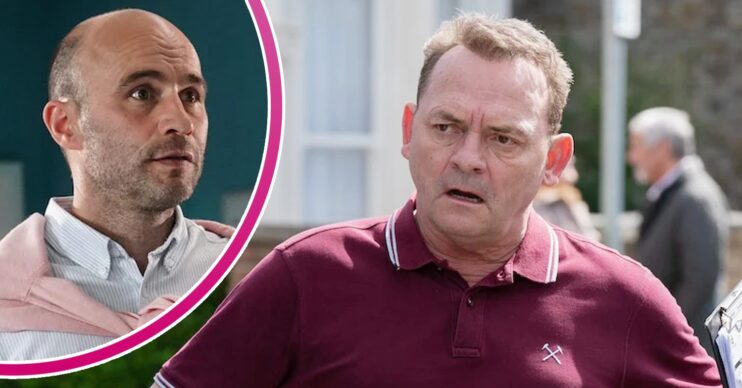 Billy looks annoyed on EastEnders; inset, Teddy Mitchell (Credit: BBC/Composite: ED!)