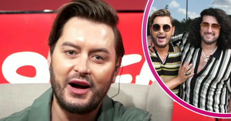 Brian Dowling and husband Arthur in ED composite