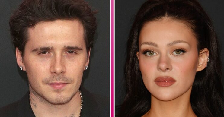 Brooklyn Beckham and Nicola Peltz look serious at events