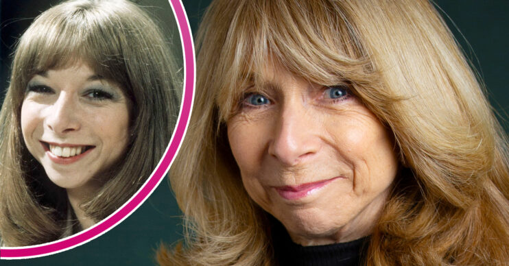 Coronation Street's Helen Worth, and in a bubble is Gail Platt