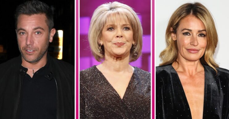 Celebs Gino D'Acampo, Ruth Langsford and Cat Deeley in ED composite