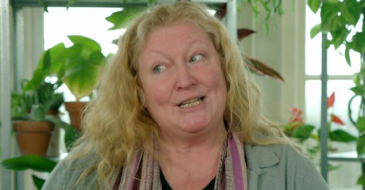 Charlie Dimmock speaking on Garden Rescue