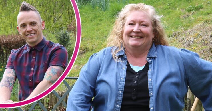 Charlie Dimmock and Lee Birkill on Garden Rescue