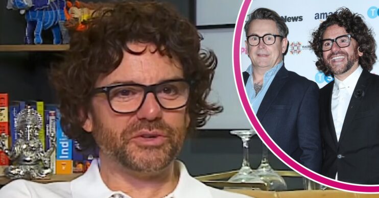 Gogglebox stars Daniel Lustig and Stephen Webb on show and at event