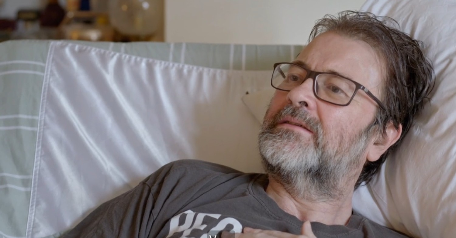 Derek Draper in Caring for Derek documentary
