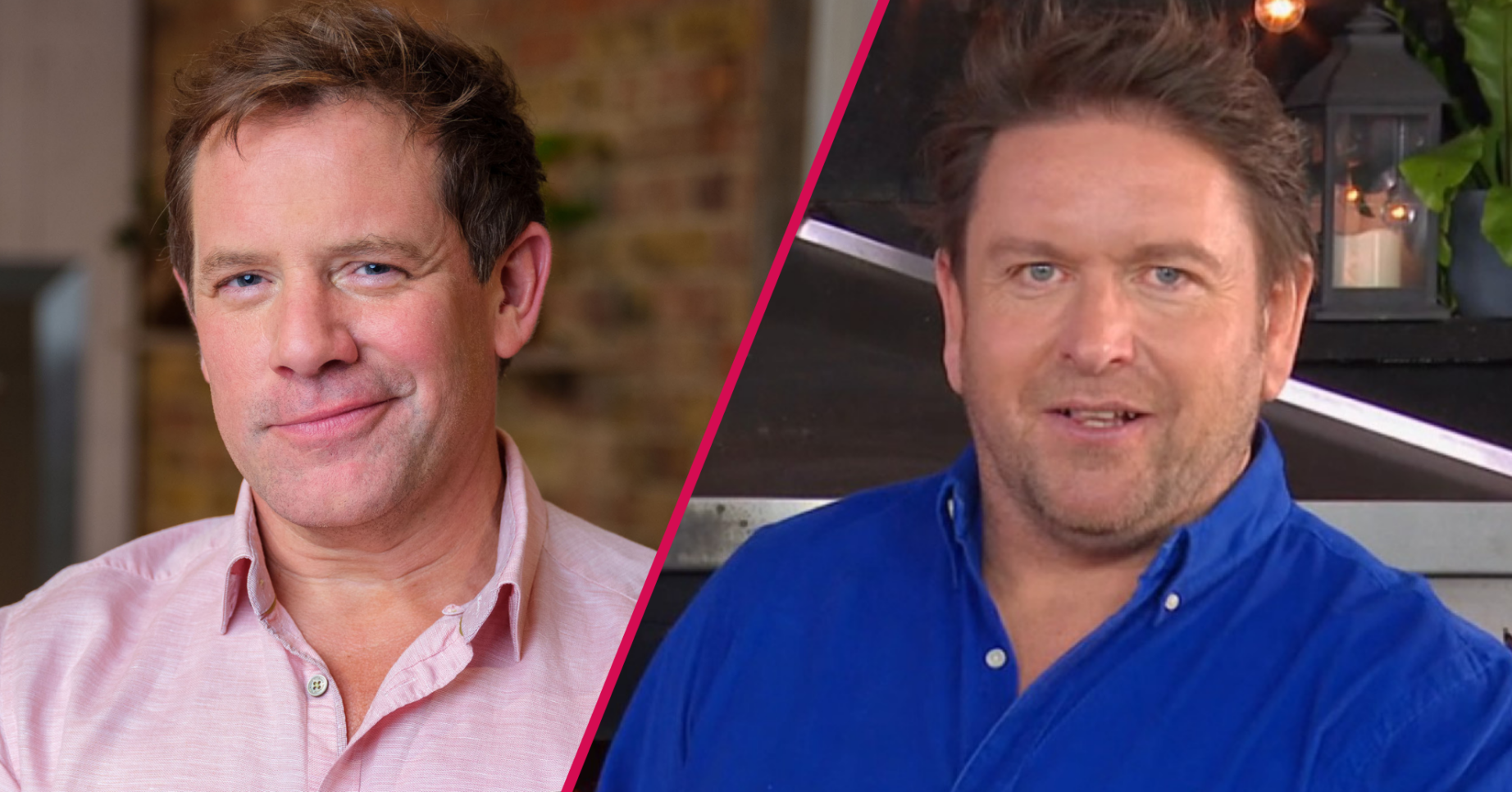 Matt Tebbutt and James Martin smiling