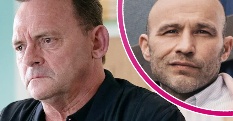 EastEnders' Billy, and in a bubble is Teddy