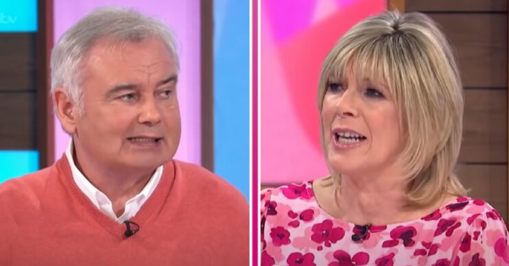 Eamonn Holmes and Ruth Langsford on Loose Women in split ED composite