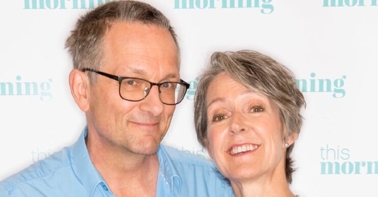 Dr Michael Mosley and wife Clare smile (Credit: Shutterstock)