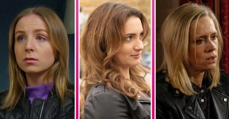 Emmerdale spoilers comp image: Belle, Gabby, Ruby (Credit: ITV/Comp ED!)