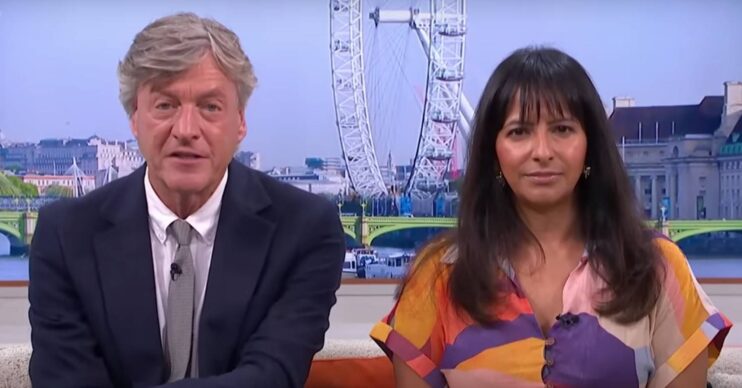 Richard Madeley and Ranvir Singh face the camera on GMB