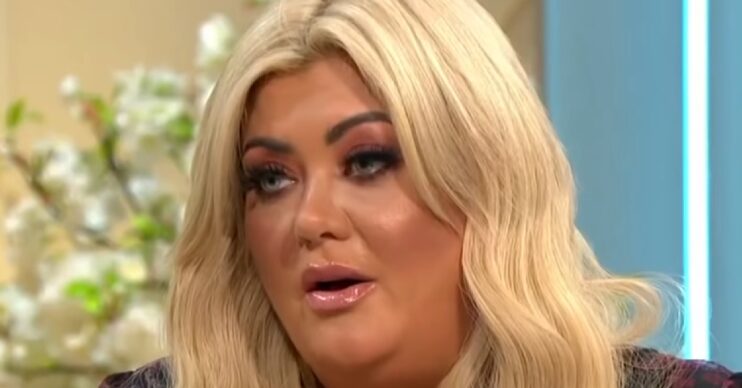 Gemma Collins being interviewed on Lorraine
