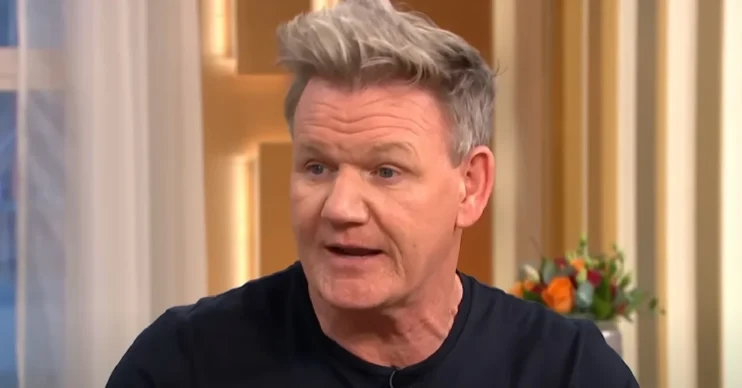 Gordon Ramsay talking on This Morning