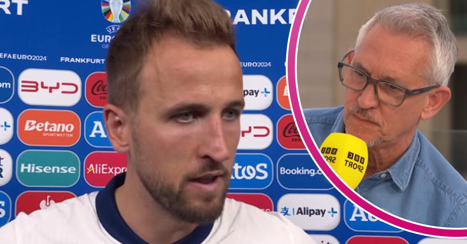 Harry Kane and Gary Lineker on BBC in ED composite
