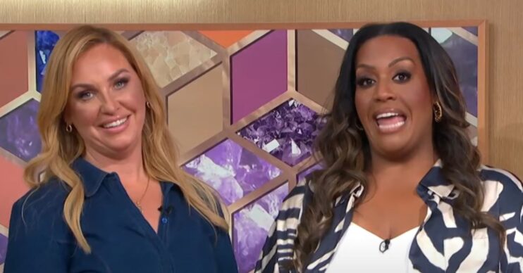 Josie Gibson and Alison Hammond presenting This Morning